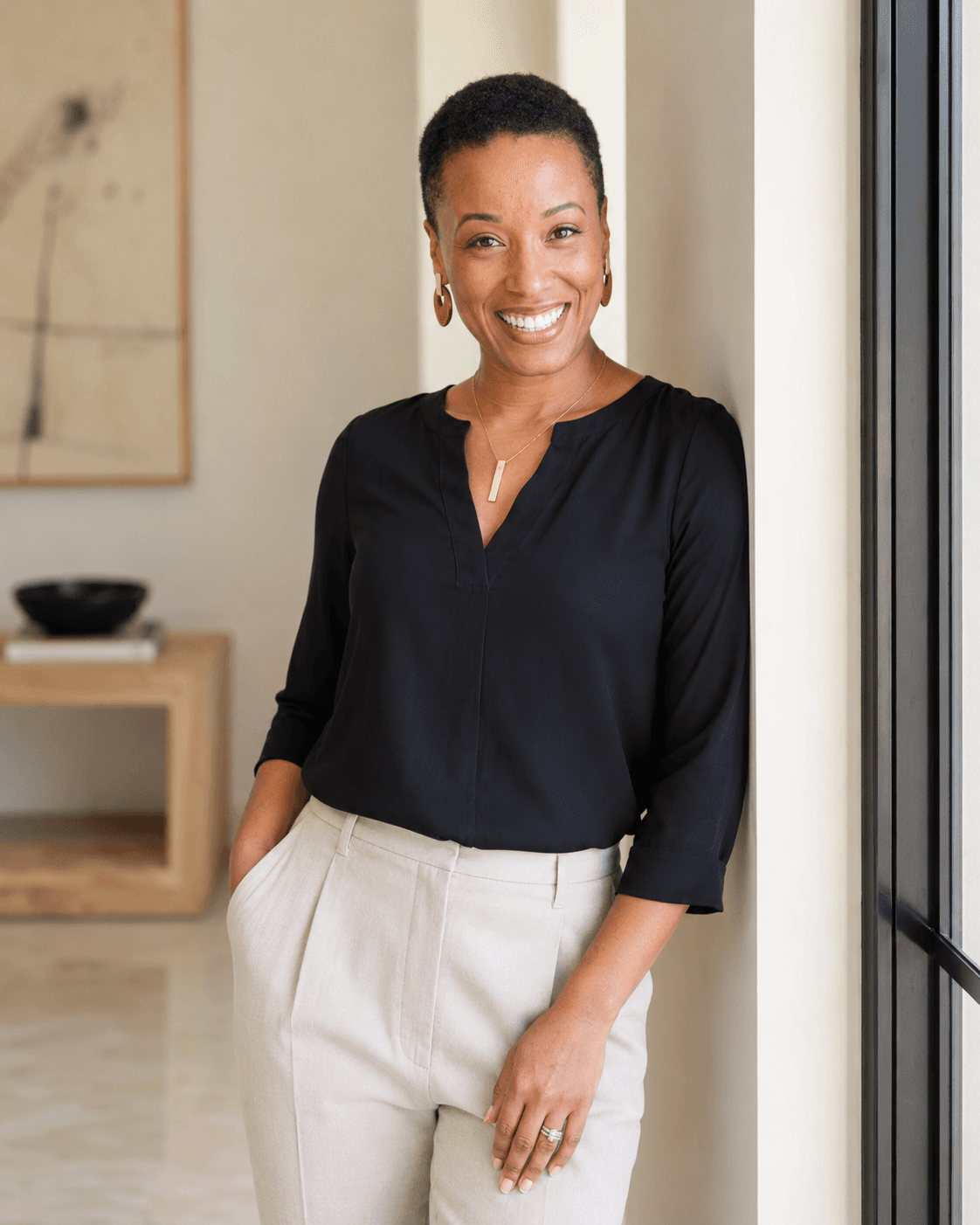 Courtney Lebedzinski, founder of Wholesome Houses and creator of Threshold.